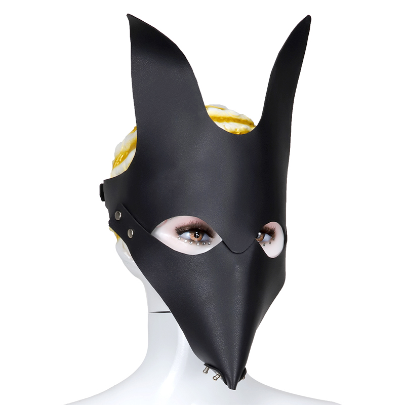 RYSC-040 / 041 μαύρη κόκκινη αλεπού hood SM bondage κοστούμι ενήλικα σεξουαλικό παιχνίδι